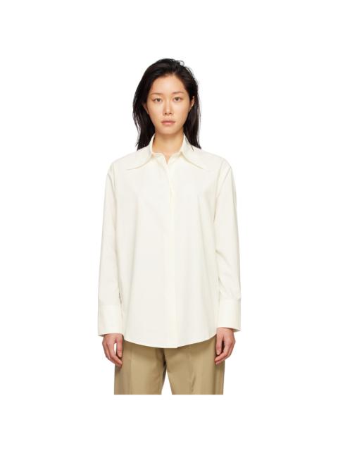 GIA STUDIOS Off-White Pointed Collar Shirt