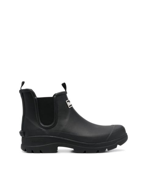 Barbour logo-patch ankle boots