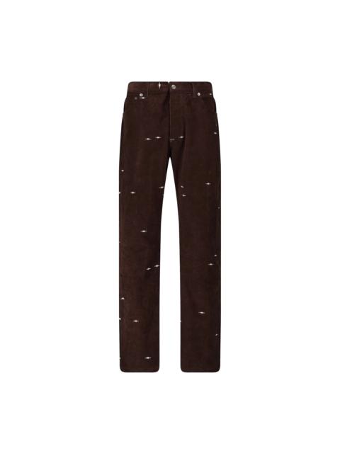 PHIPPS PHIPPS All-Over Star Logo Pants Brown