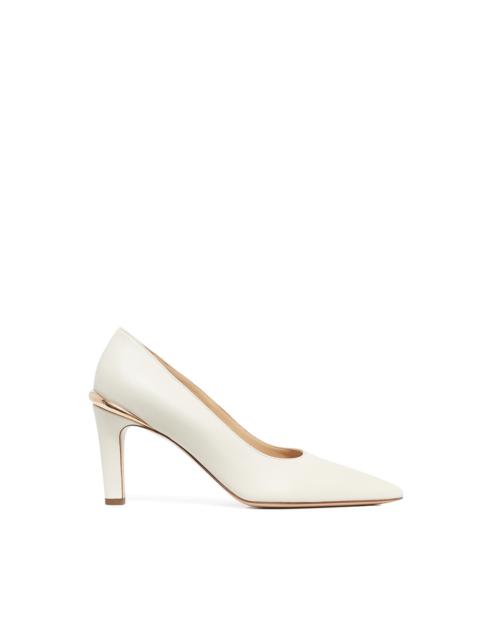 GABRIELA HEARST Edwina High Heel Stiletto Pump in Ivory Leather