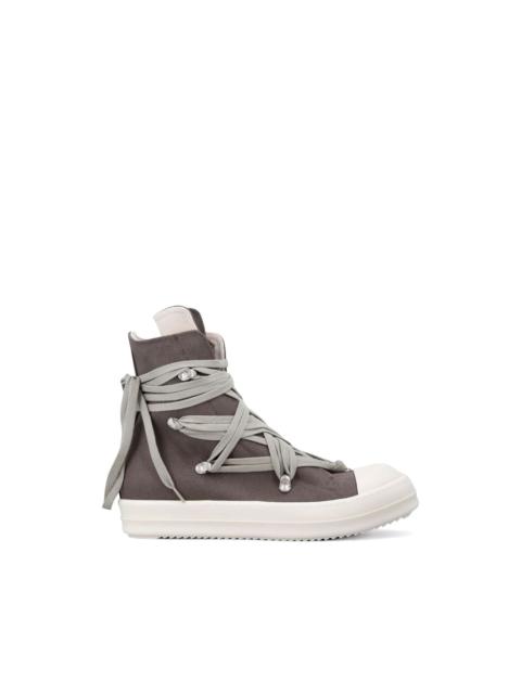 Rick Owens DRKSHDW lace-up high-top sneakers