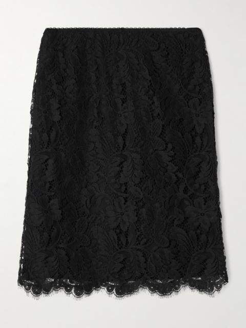 Chloé Cotton-blend Lace Midi Skirt