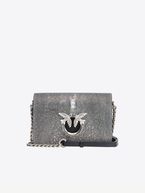 PINKO GALLERIA STINGRAY MINI LOVE BAG CLICK