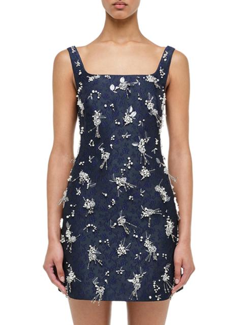 SIMKHAI Women's Viva Embellished Sleeveless Minidress - Midnight