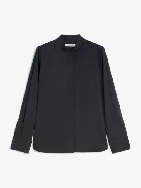 Max Mara ARDUINO1234 Mandarin-collar cotton shirt