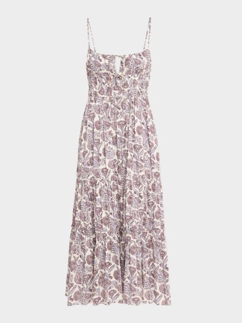 ULLA JOHNSON Aydin Cami Midi Dress