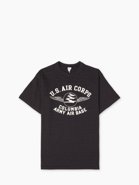 Warehouse & Co. WAREHOUSE & CO. LOT 4601 COLUMBIA ARMY AIR BASE T-SHIRT SUMI BLACK