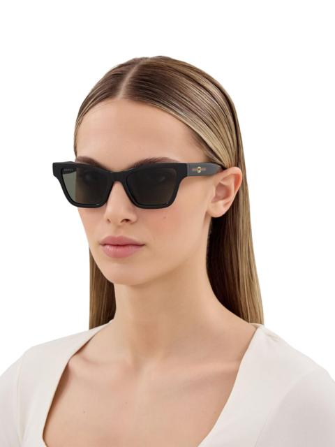 GUCCI Women's Gucci Lines 53MM Cat-Eye Sunglasses - Black