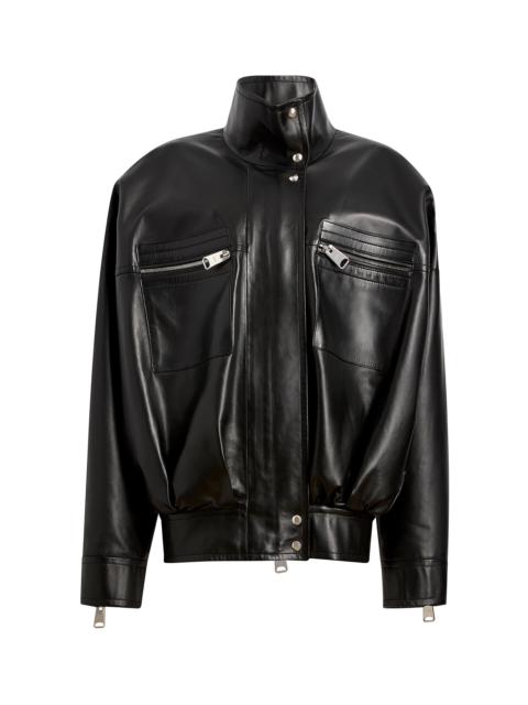 Ayman Leather Jacket black