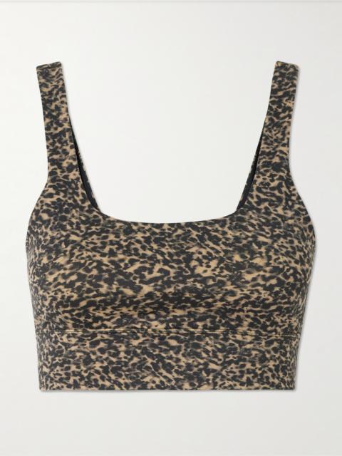 VARLEY Cori Leopard-print Freesoft Jersey Sports Bra