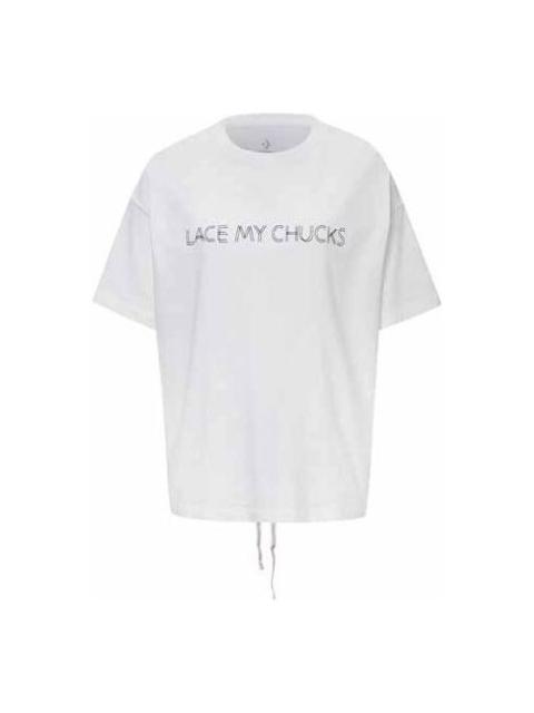 Converse (WMNS) Converse Short-sleeved with back lace design 10020850-A01
