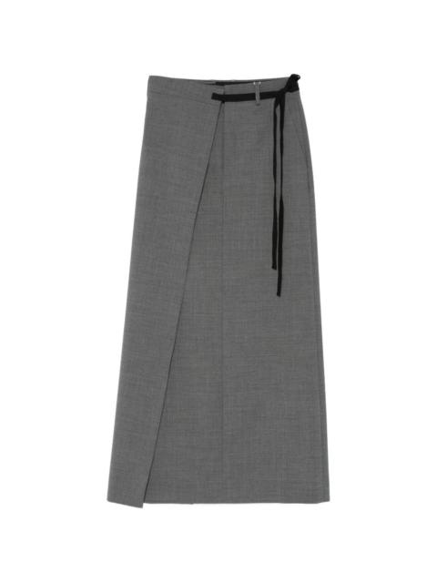 MM6 Maison Margiela wrap-tie maxi skirt