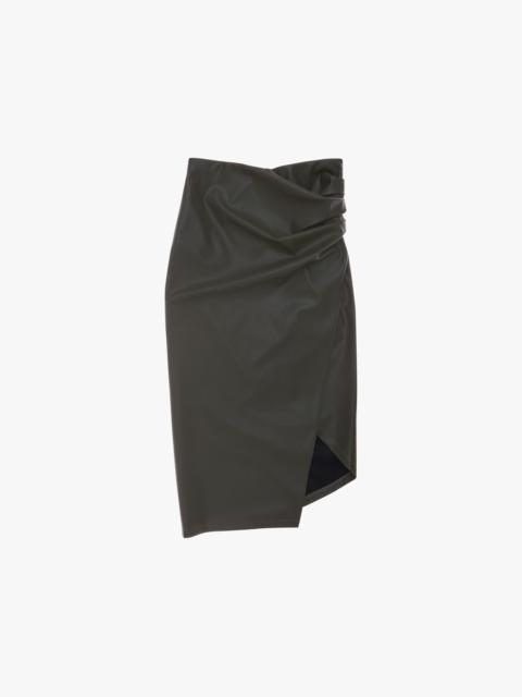 Helmut Lang VEGAN LEATHER SKIRT