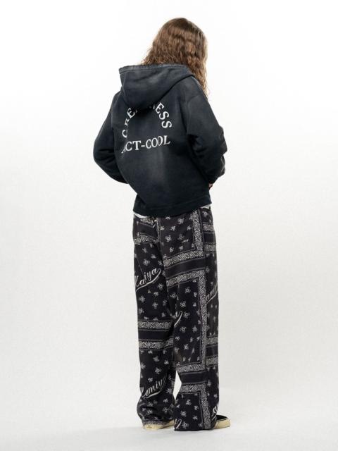 KAMIYA "GREATNESS ACT-COOL" Embroidered Zip-up Hoodie