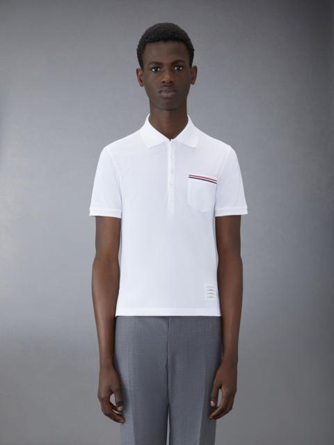 chest pocket polo shirt