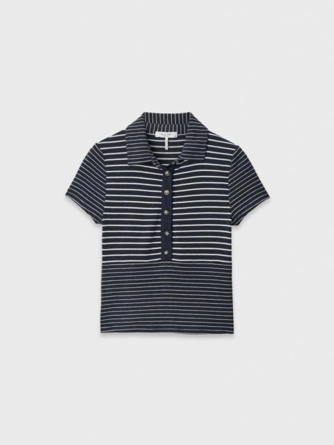 rag & bone The Knit Striped Polo