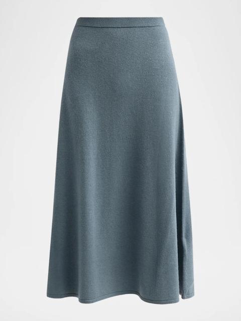 Zimmermann Valiant Wool-Cashmere Midi Skirt