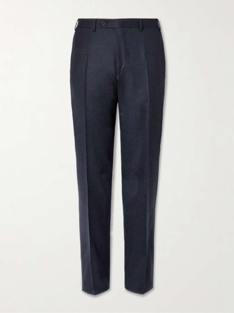 Kei Slim-Fit Wool-Flannel Trousers