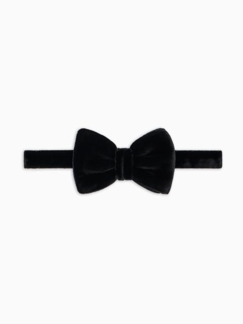 EMPORIO ARMANI SMOOTH VELVET BOW TIE