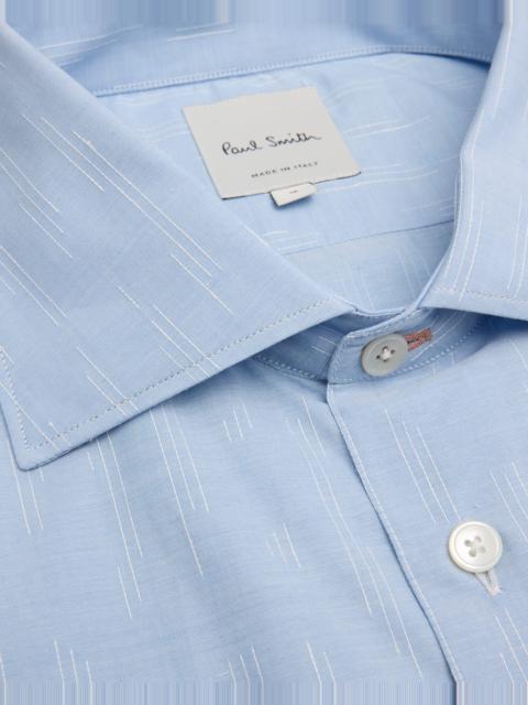 Paul Smith Men's Cotton Stitched Gradient Stripe Dress Shirt