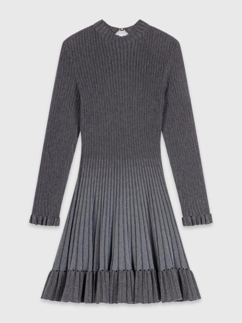 maje Short gradient knit dress