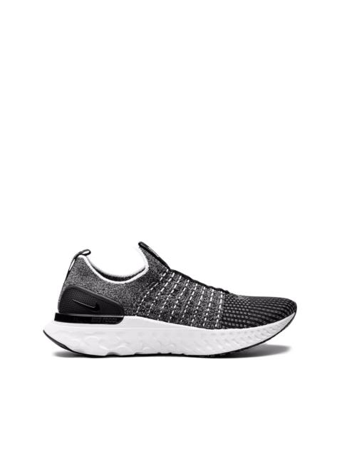 Nike React Phantom Run Flyknit "블랙 / 화이트" 스니커