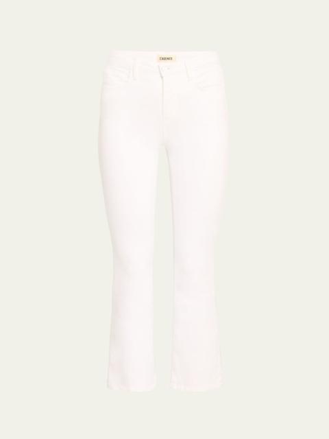 L'AGENCE Mira Ultra High-Rise Crop Micro Bootcut Jeans