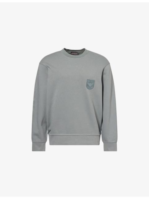 Brand-Patch Relaxed-Fit Cotton-Jersey Sweatshirt