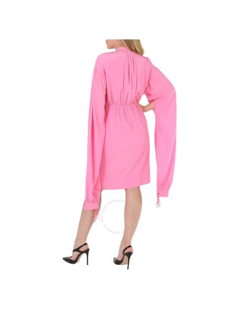 Burberry Burberry Ladies Bubblegum Pink Joyce Silk Dress