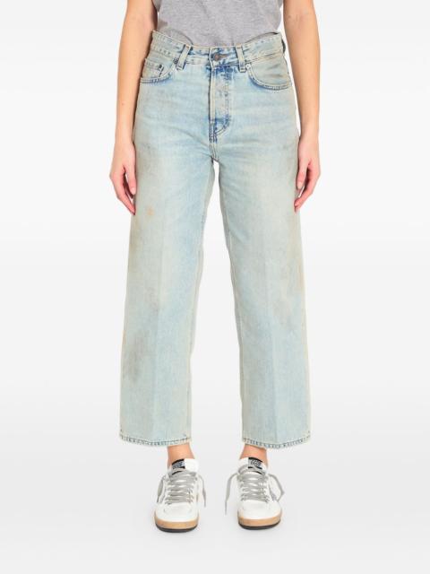 HAIKURE Betty Soft Stained Sky stained denim jeans