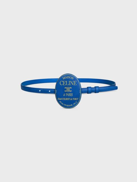 CELINE MAISON CELINE BELT 13MM IN SMOOTH CALFSKIN