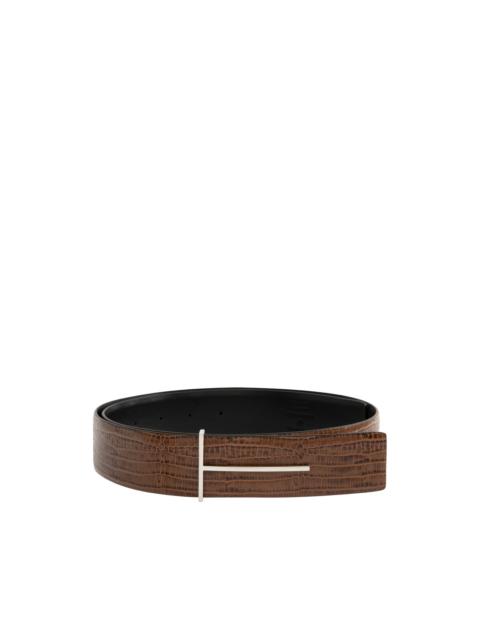 TOM FORD PRINTED TEJUS REVERSIBLE SLIM T BELT 38 MM