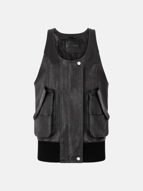 THE ATTICO BLACK BLOUSON