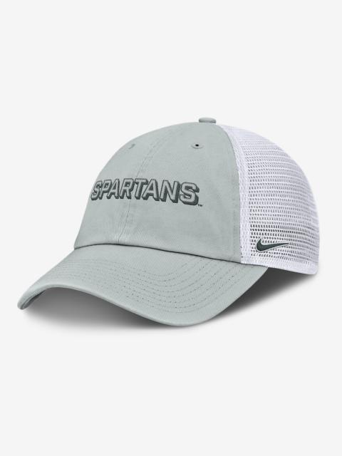 Nike Michigan State On-Field Club Gameday Men's Nike College Trucker Adjustable Hat