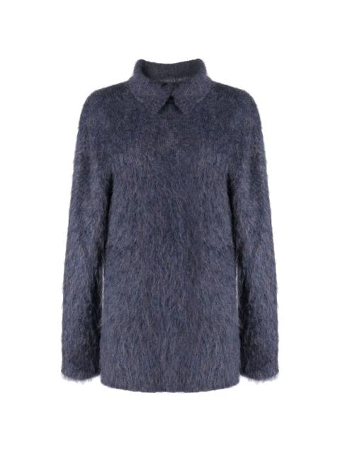 Long-sleeve Turtleneck mohair jumper