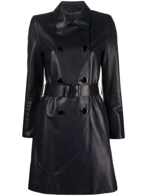 GIORGIO ARMANI x 10 Corso Como leather trench coat