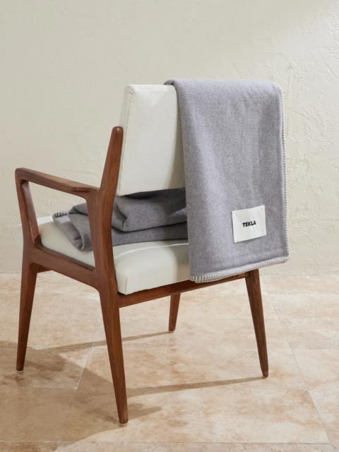 TEKLA Logo-Appliquéd Wool Blanket