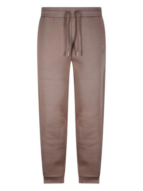 AMI Paris embossed-logo track pants