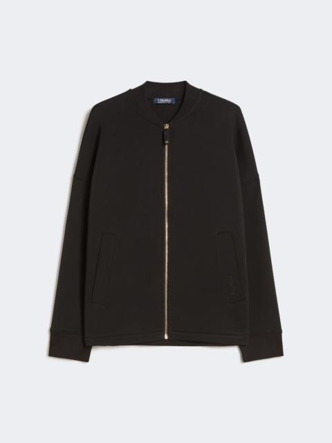 'S Max Mara Giacca in jersey scuba - BLACK