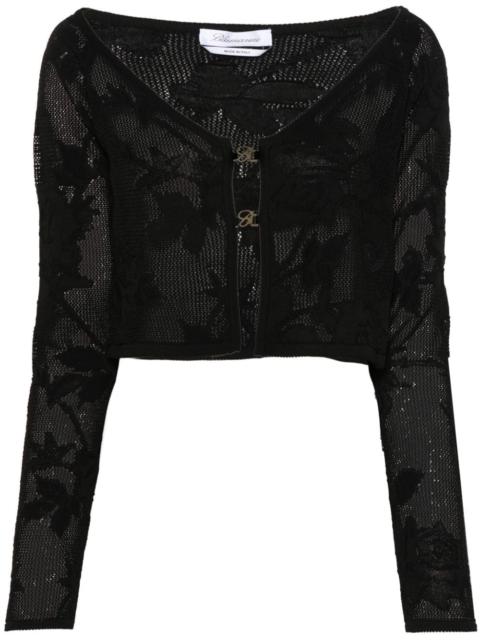 Blumarine crochet-knit cardigan