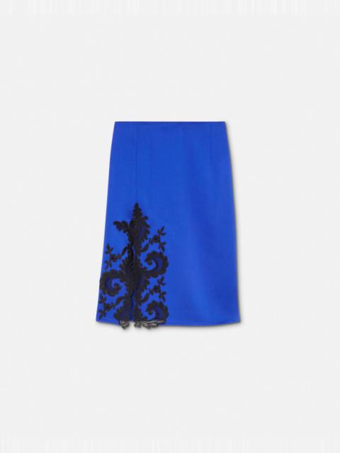 Barocco Lace Midi Skirt