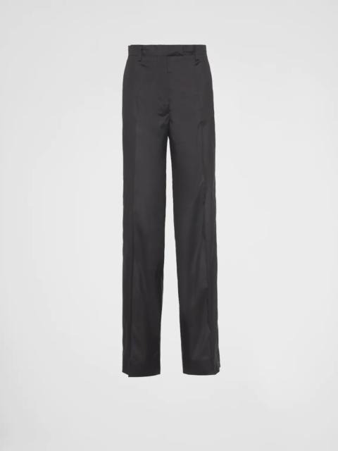 Prada Technical silk pants