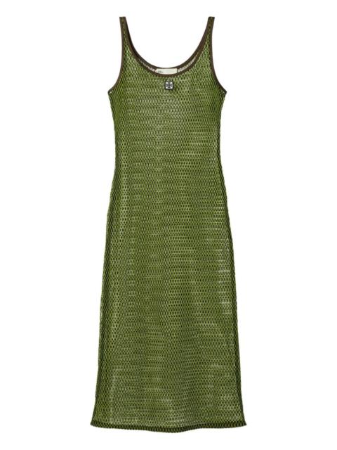TORY BURCH mesh midi dress