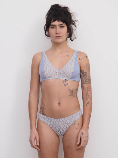 BASERANGE Crescent Bra - Organic Cotton Lace