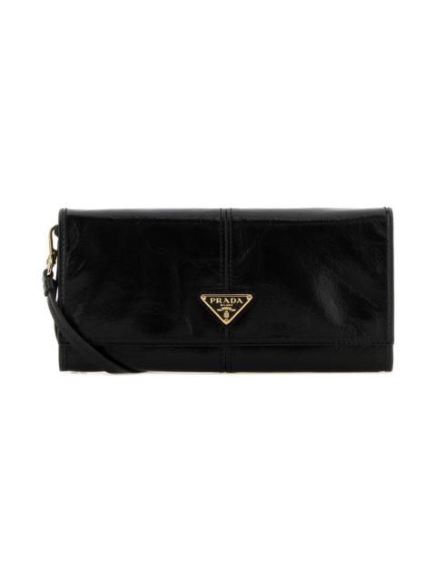 Black Leather Crossbody Bag