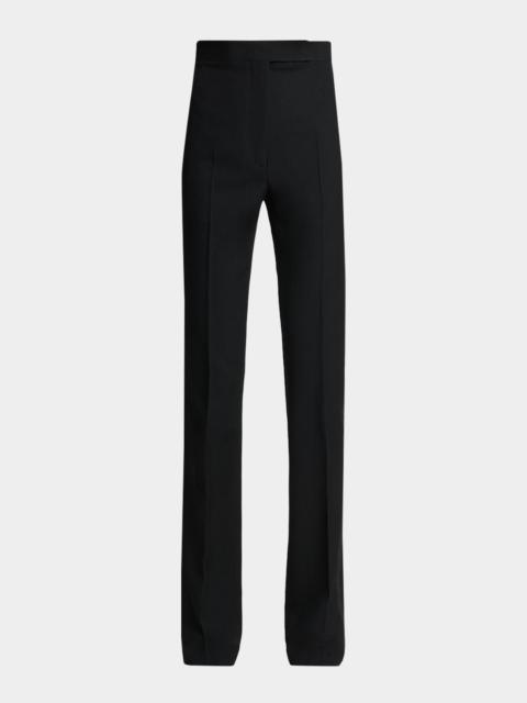 TOM FORD Sharp Grain De Poudre Straight-Leg Trousers