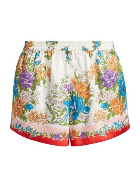RONNY KOBO Women's Gabi Floral Shorts - Muneca Floral Scarf