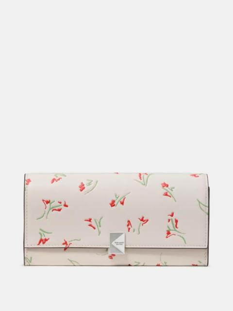 kate spade Deco Vibrant Buds Large Flap Wallet