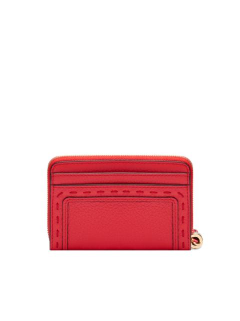 LANCEL tassel zip-around wallet
