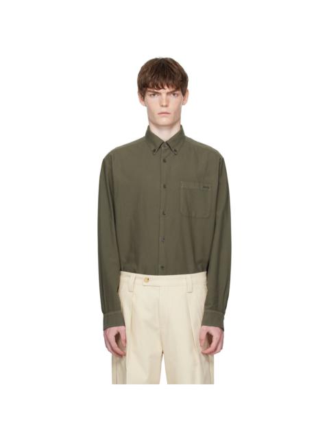 A.P.C. Khaki Mateo Logo Shirt